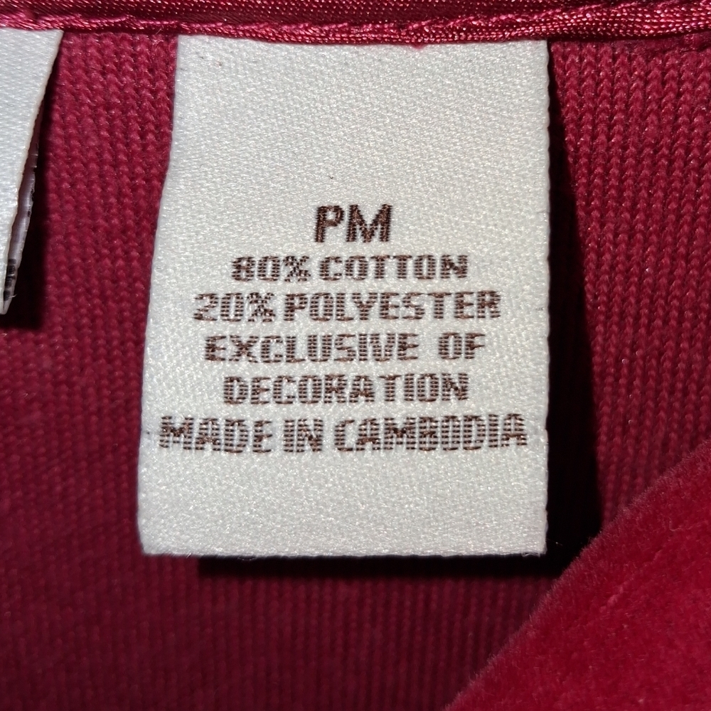 Kim Rogers Rich Red Velvet Teddy Jacket In A Size PM. - Picture 3 of 7